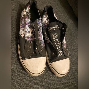 Ed hardy slip on shoes